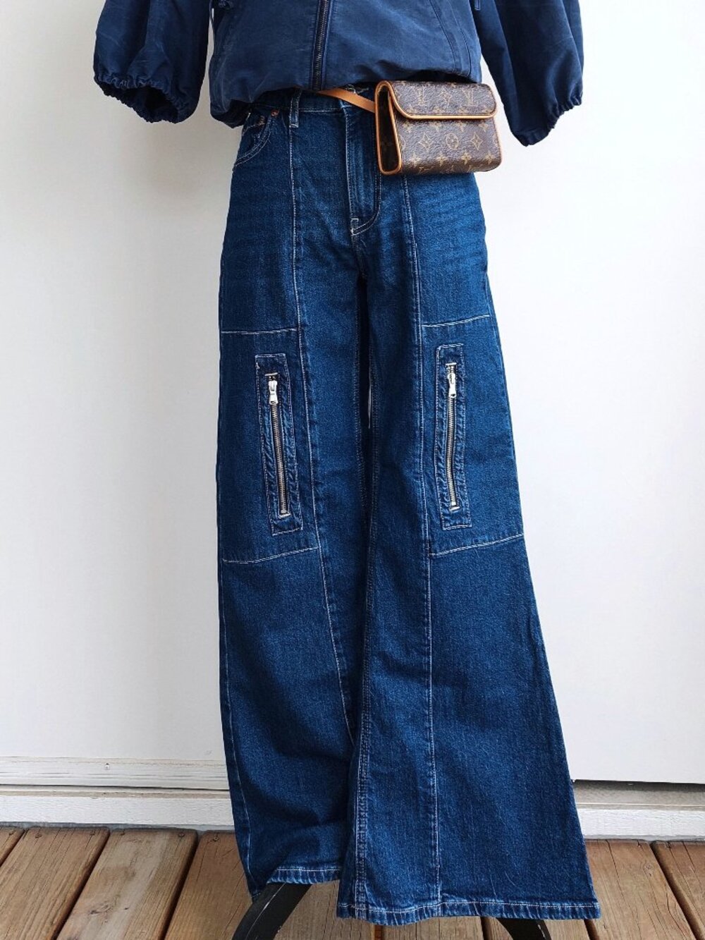 NWT Forever 21 Cardo Jeans Relaxed Fit High Rise Denim Pants sz 26
